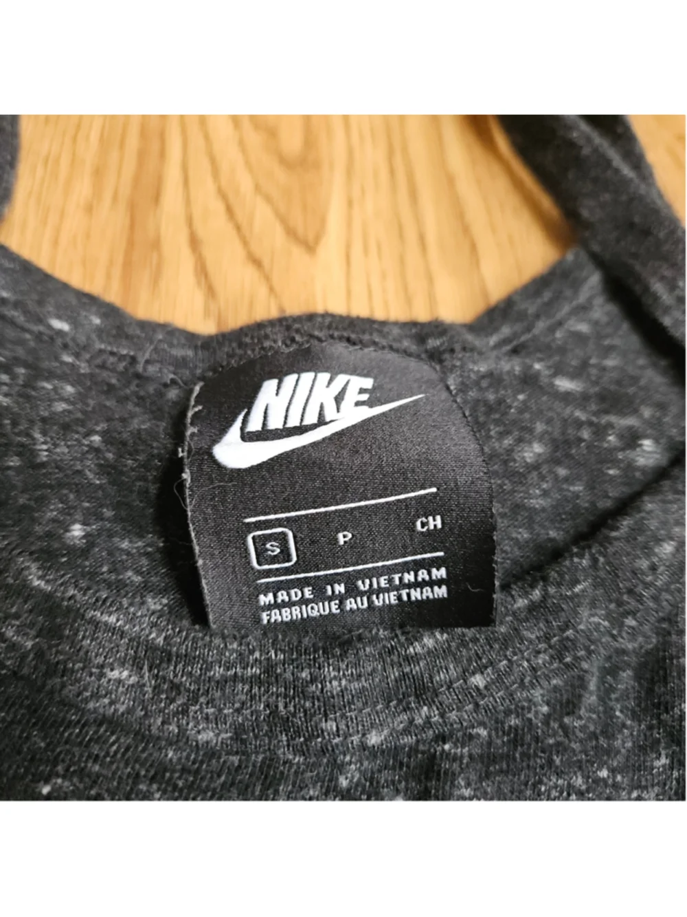Nike Organic Cotton Blend Heathered Charcoal Athleisure Romper Womens Small